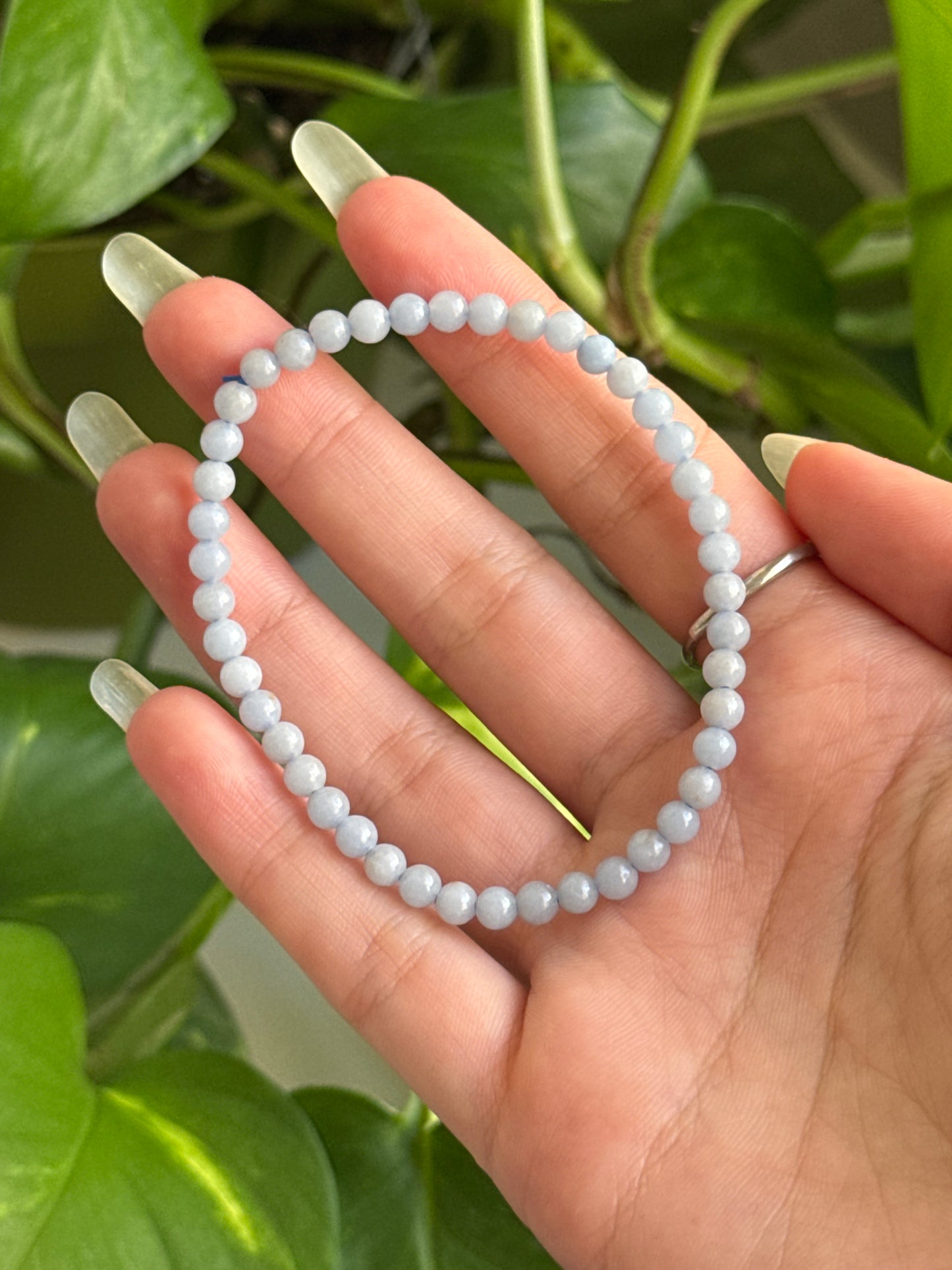 Angelite Dainty Bracelet