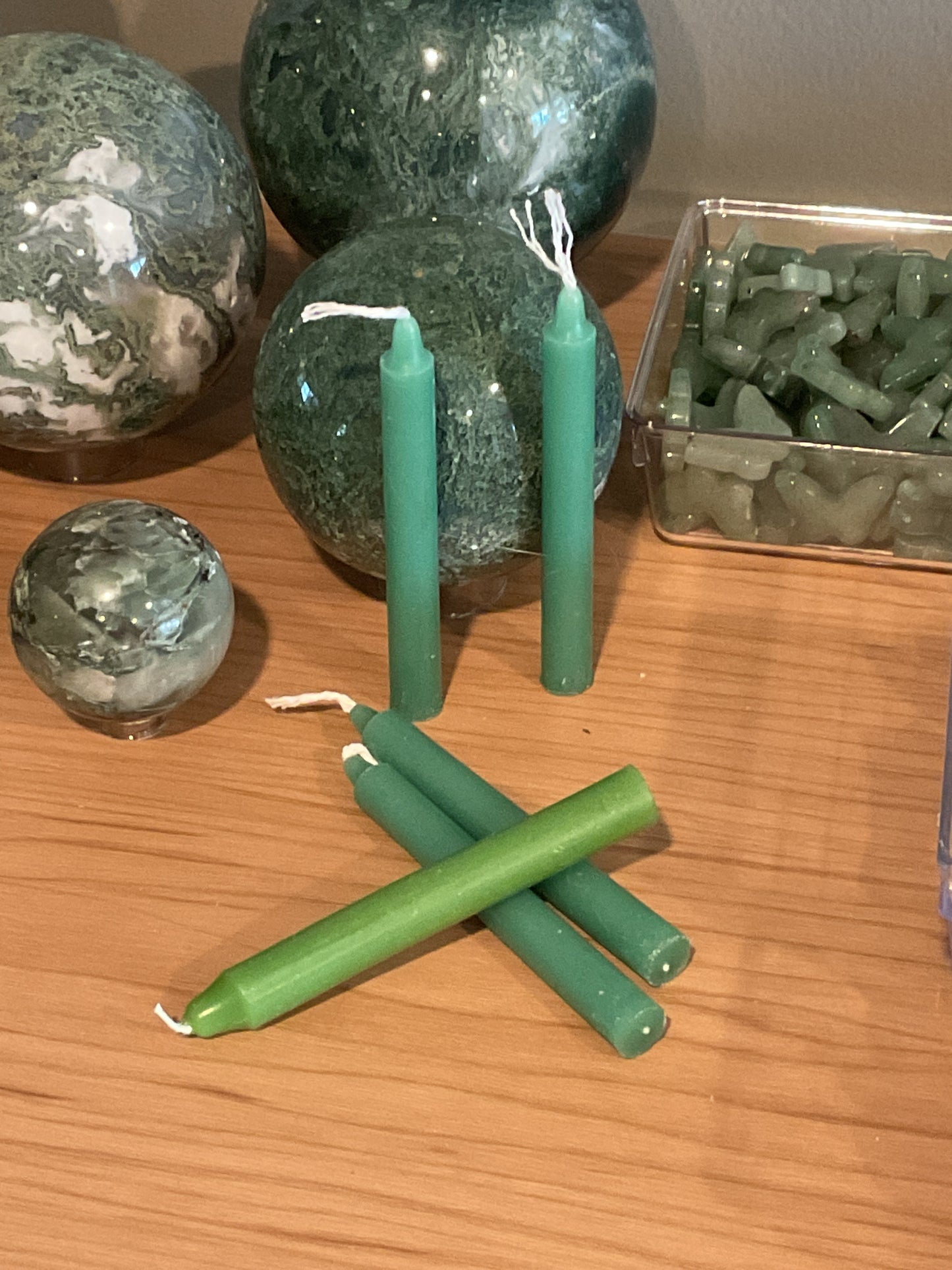 Green Alter Chime Candle