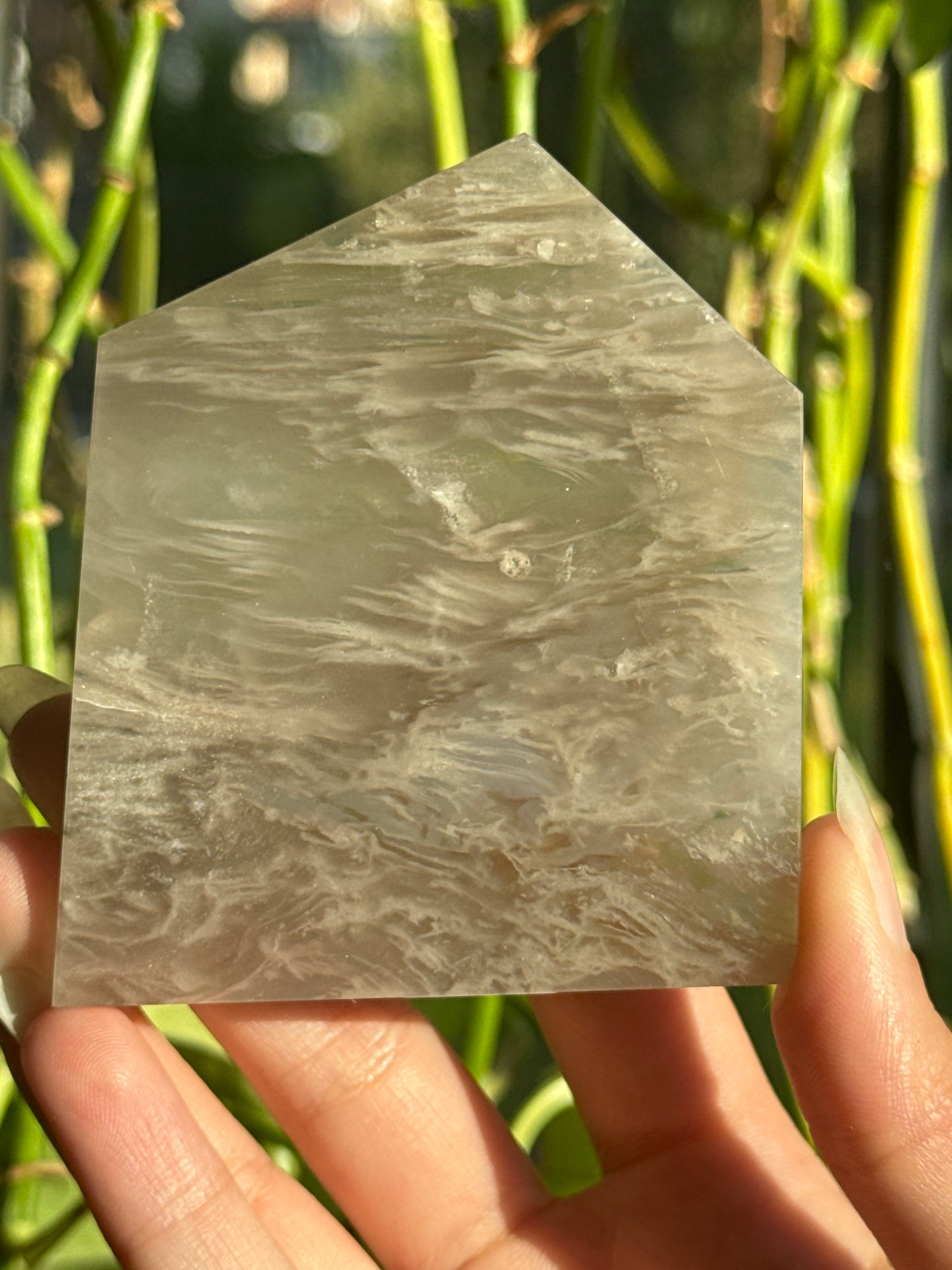 Silky Blue Rose Quartz Slab