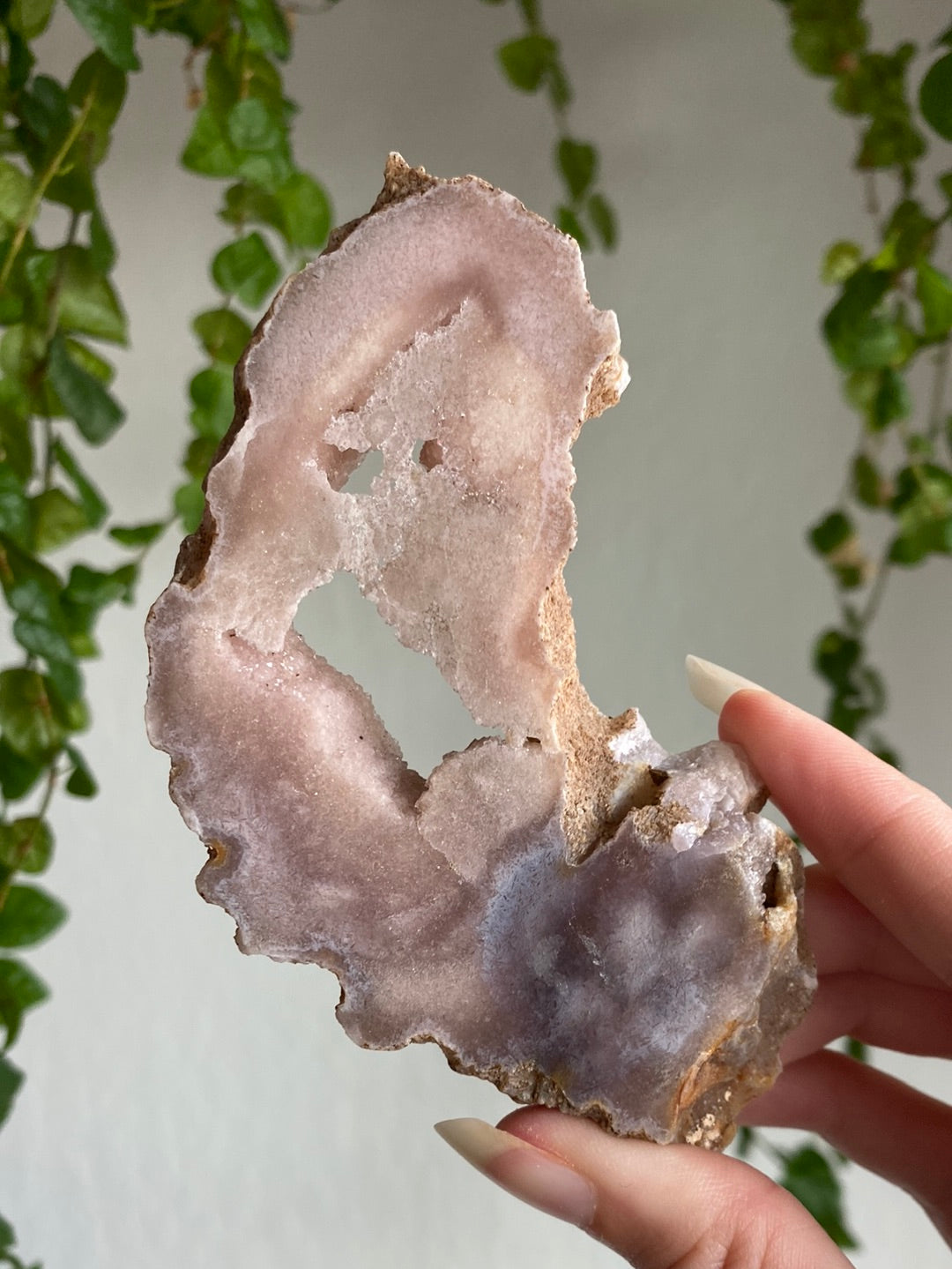 Druzy Pink Amethyst Slab B