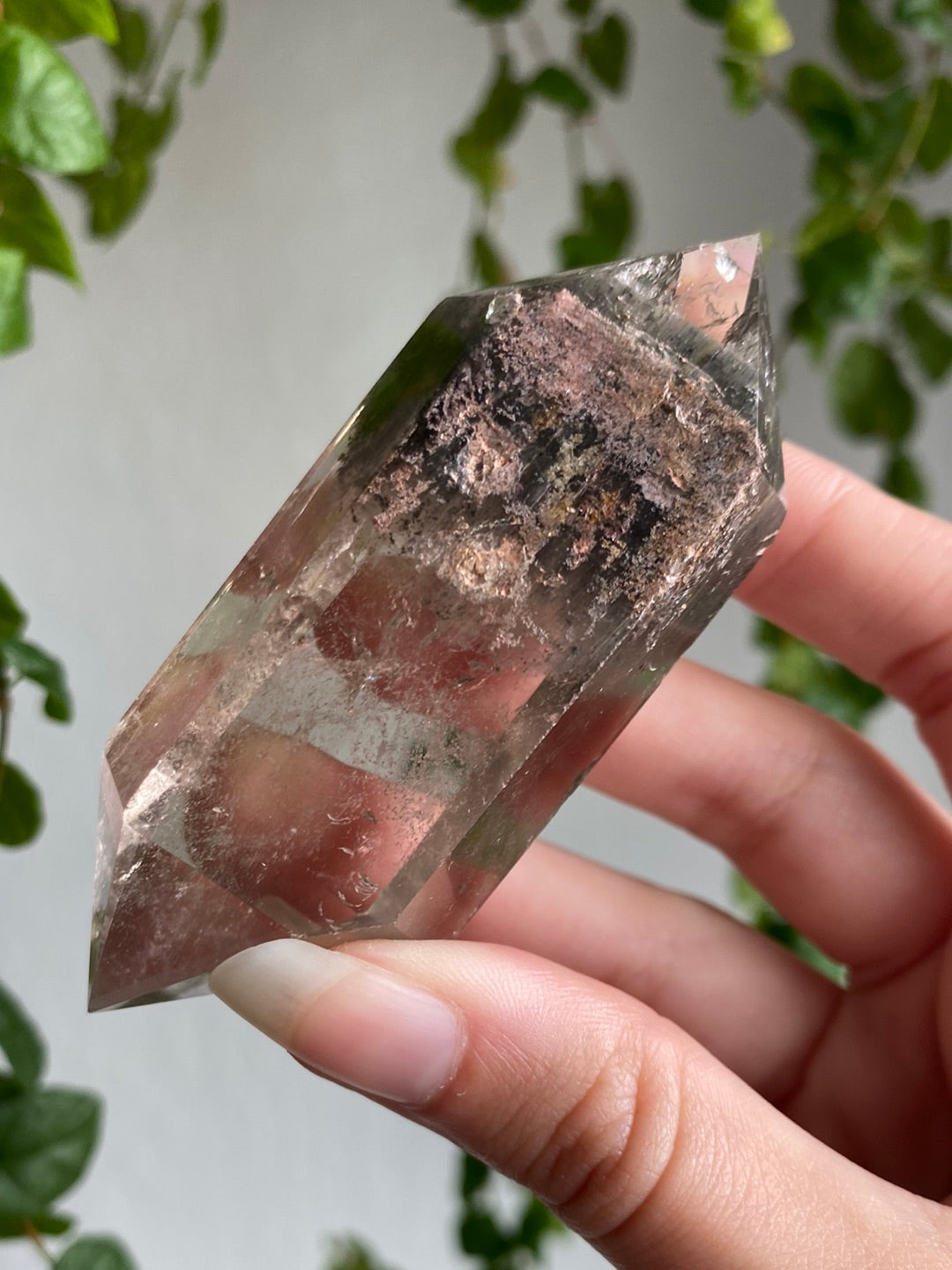 Garden Quartz Dt/Freeform With Rainbows