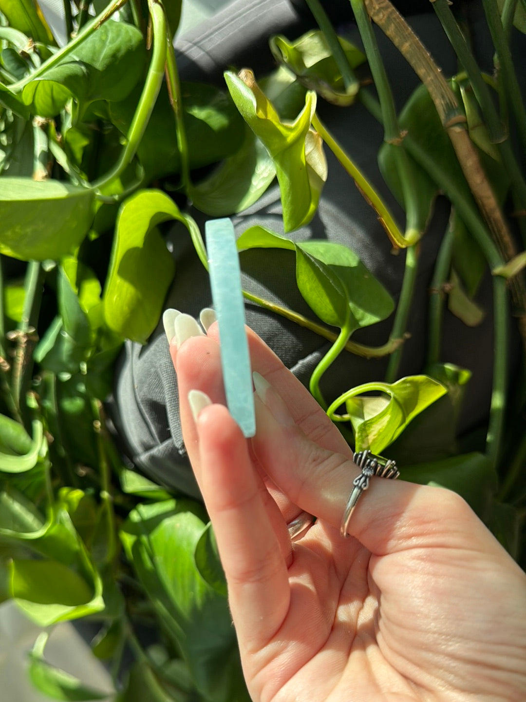 Aquamarine & Kunzite Disk