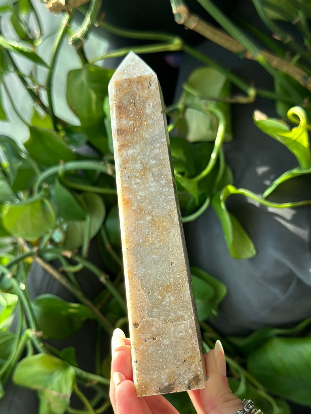 Tall Pink Amethyst Tower