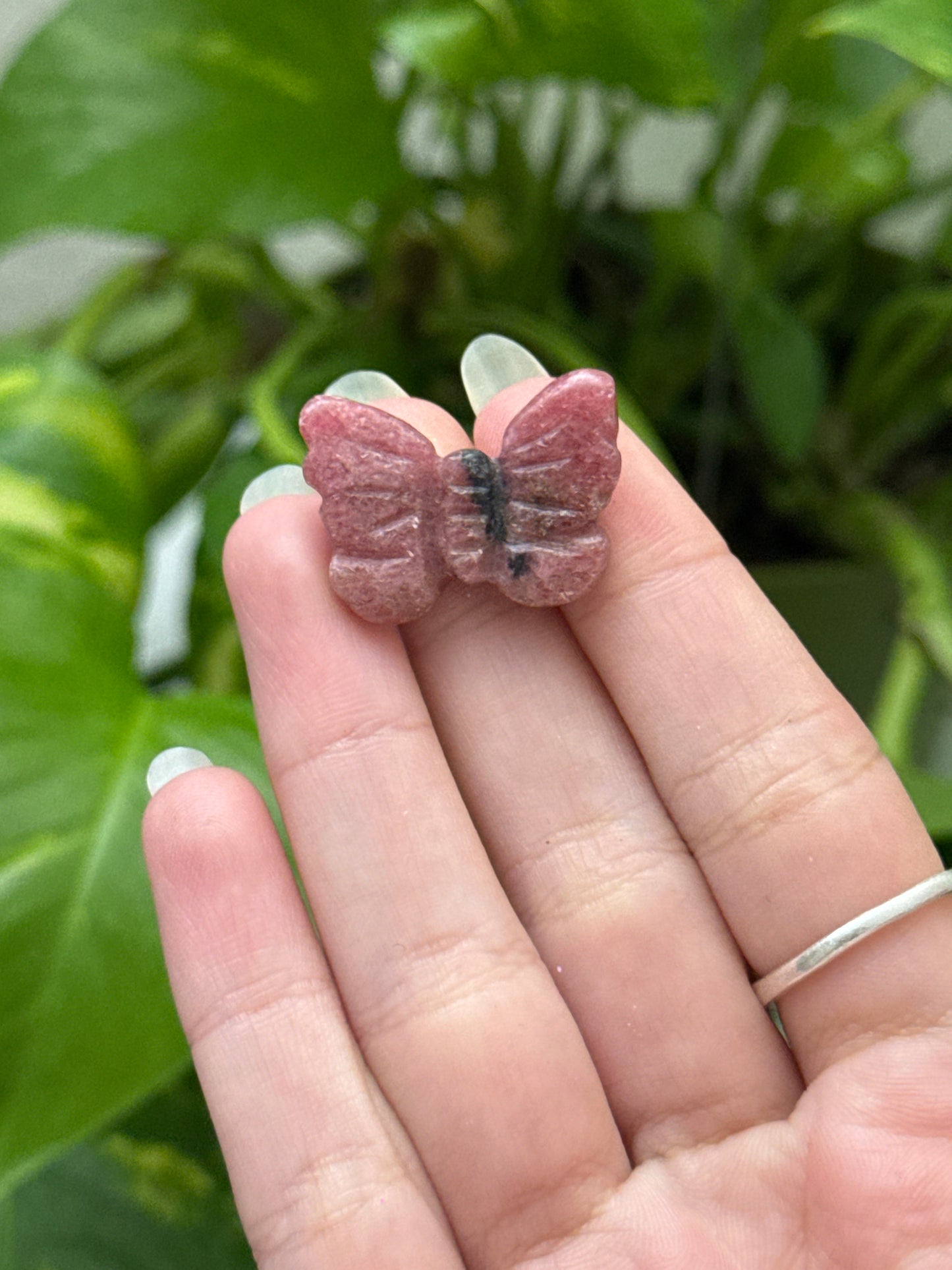 Rhodonite Butterfly