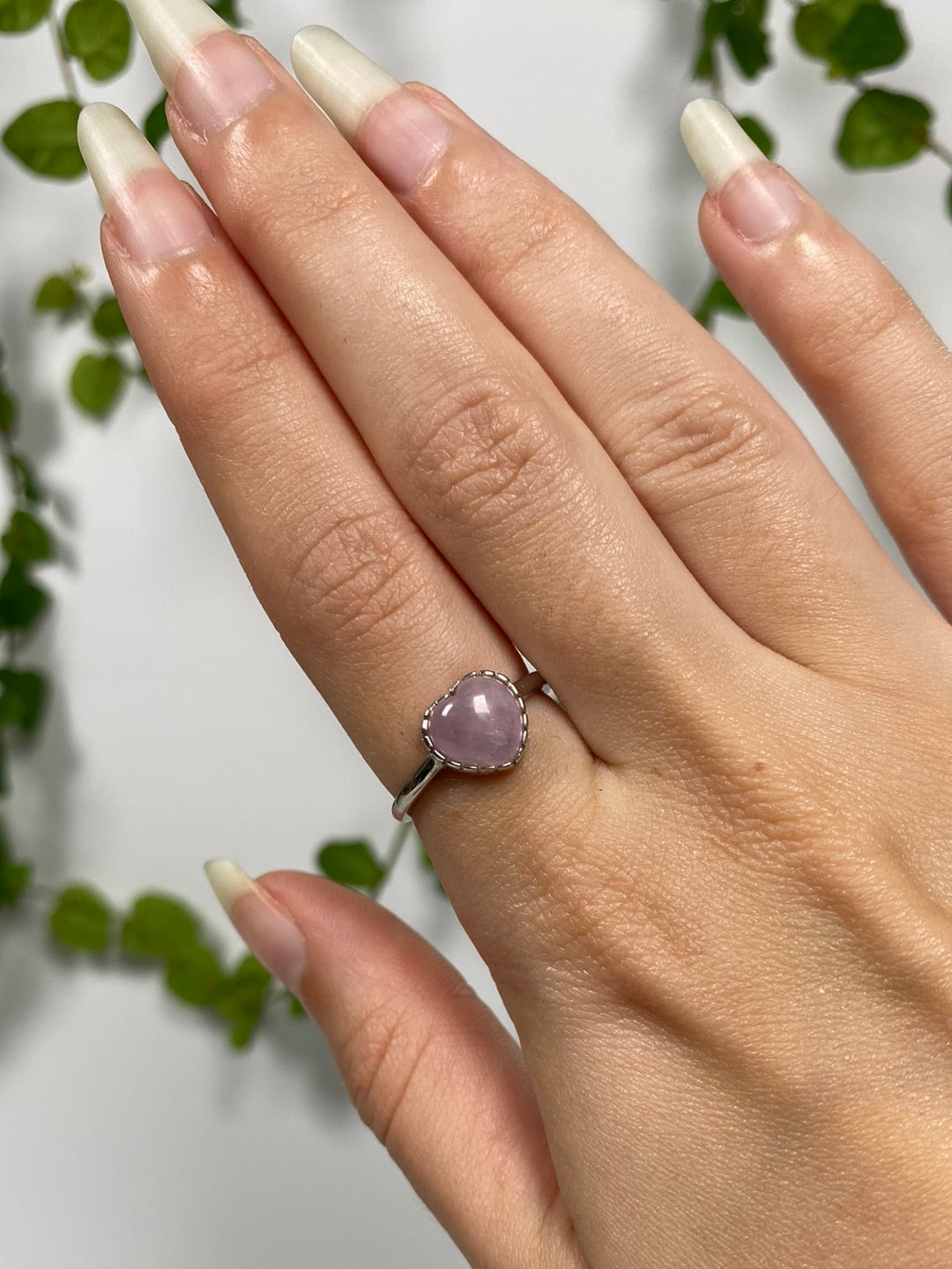 Kunzite Adjustable Ring