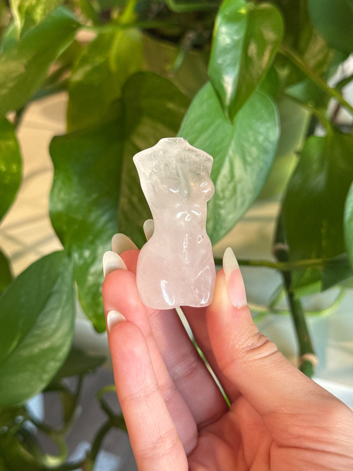 Rose Quart Small Goddess Body