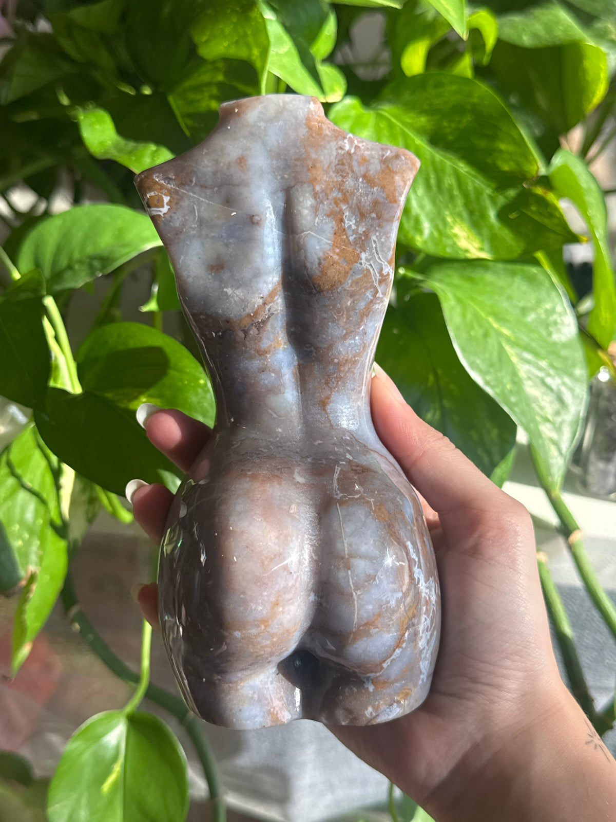Unique Large Sea Jasper Goddess Body B
