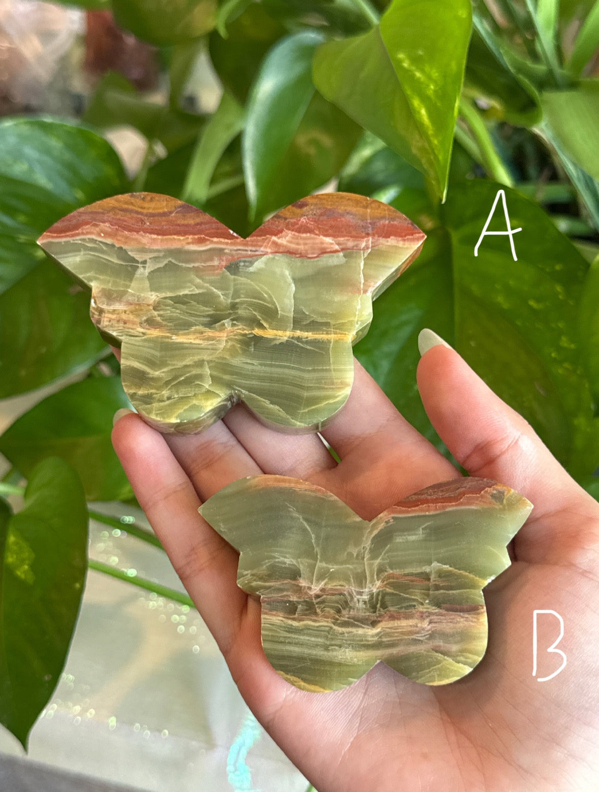 Green Onyx Butterfly