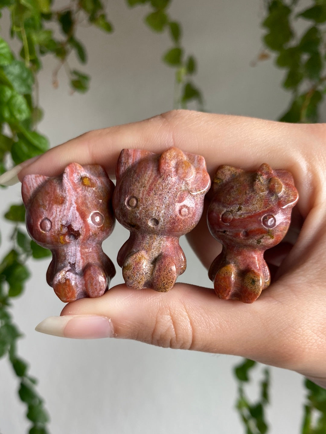 Red Ocean Jasper Hello Kitty
