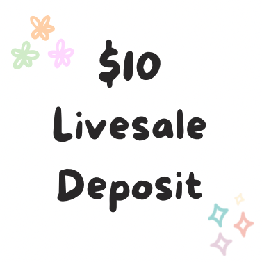 $10 Livesale Deposit | ADD TIKTOK USERNAME TO NOTES