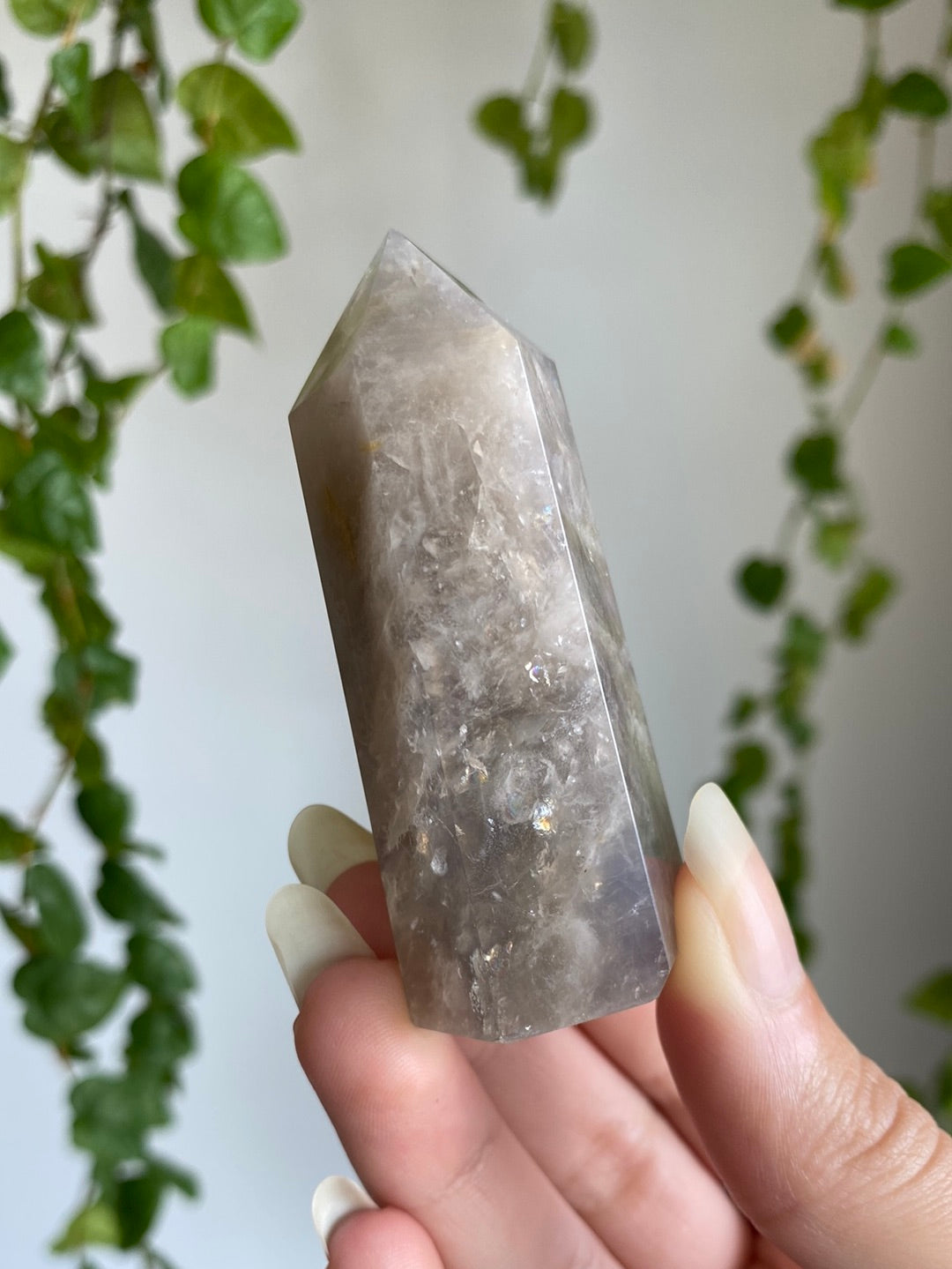 Blue Rose Quartz Tower