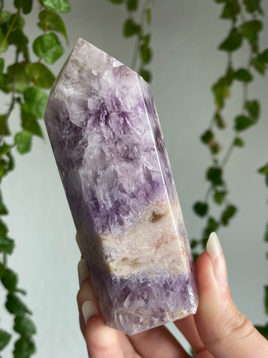 Unique Amethyst & Pink Amethyst Tower