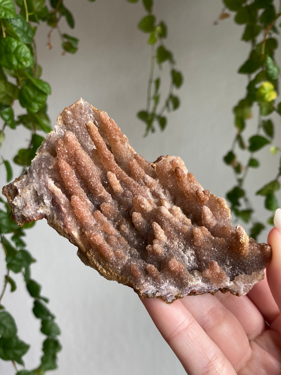 Unique Crystalized Pink Amethyst Specimen
