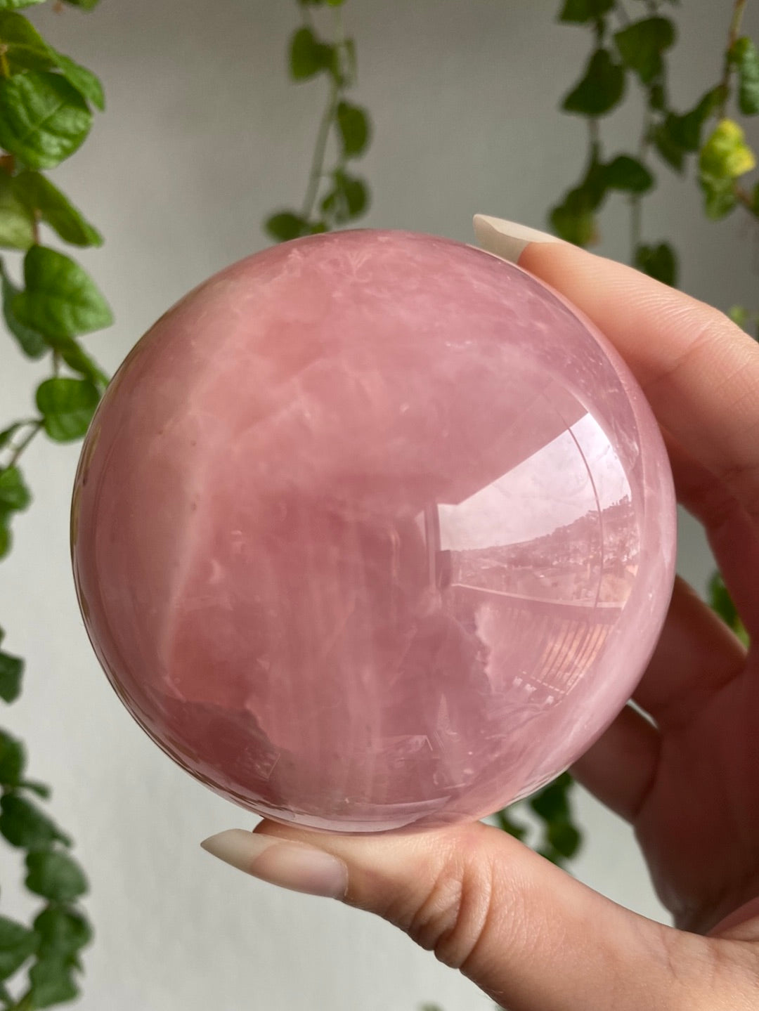 Large Rose Quartz Sphere