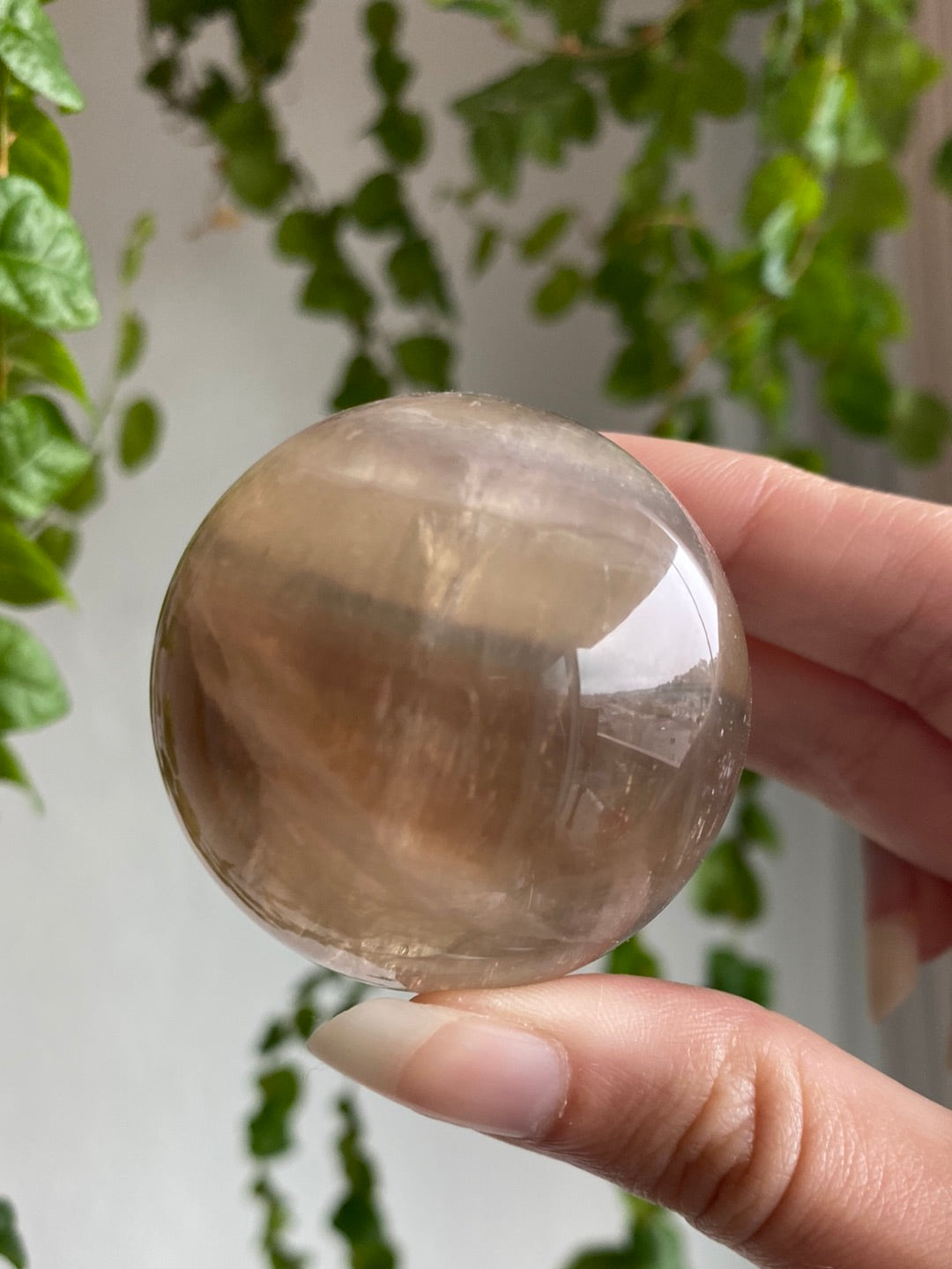 Yellow Candy Fluorite Sphere