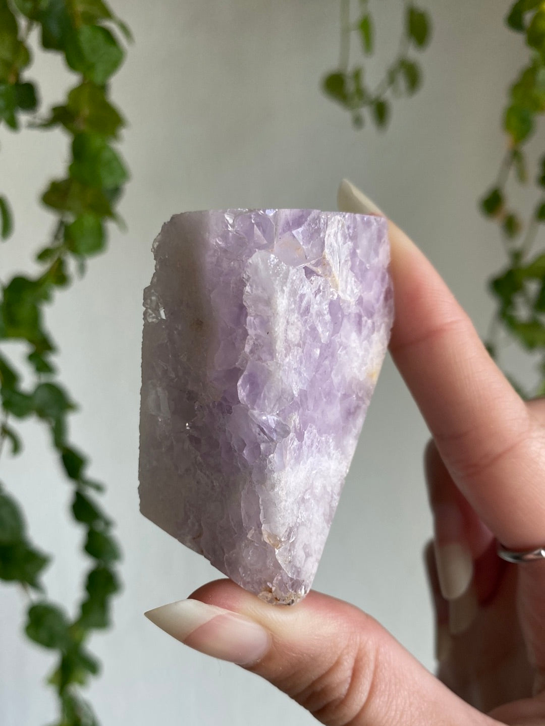 Druzy Pink Amethyst Freeform B