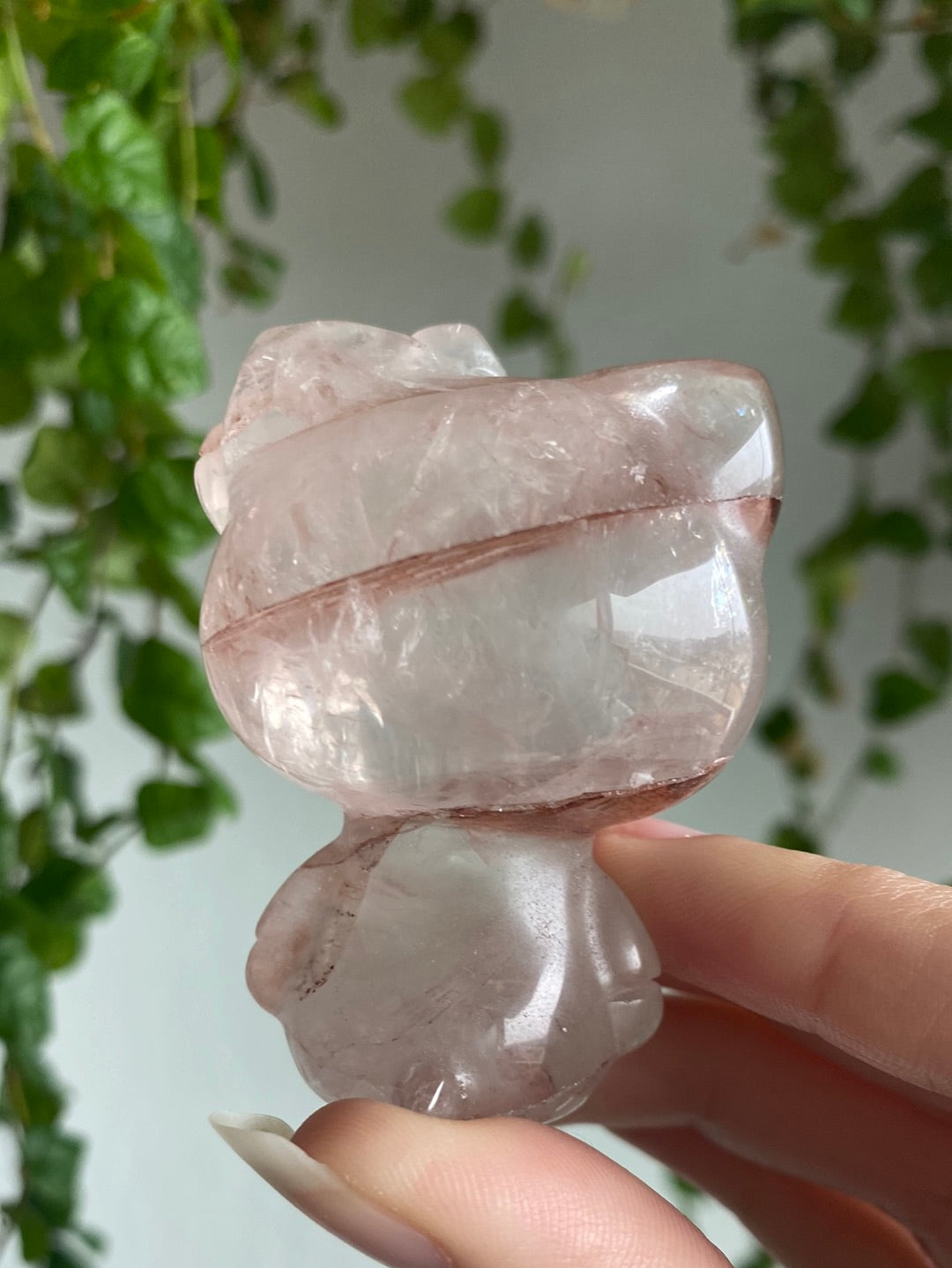 High Quality Fire Quartz Large Hello Kitty