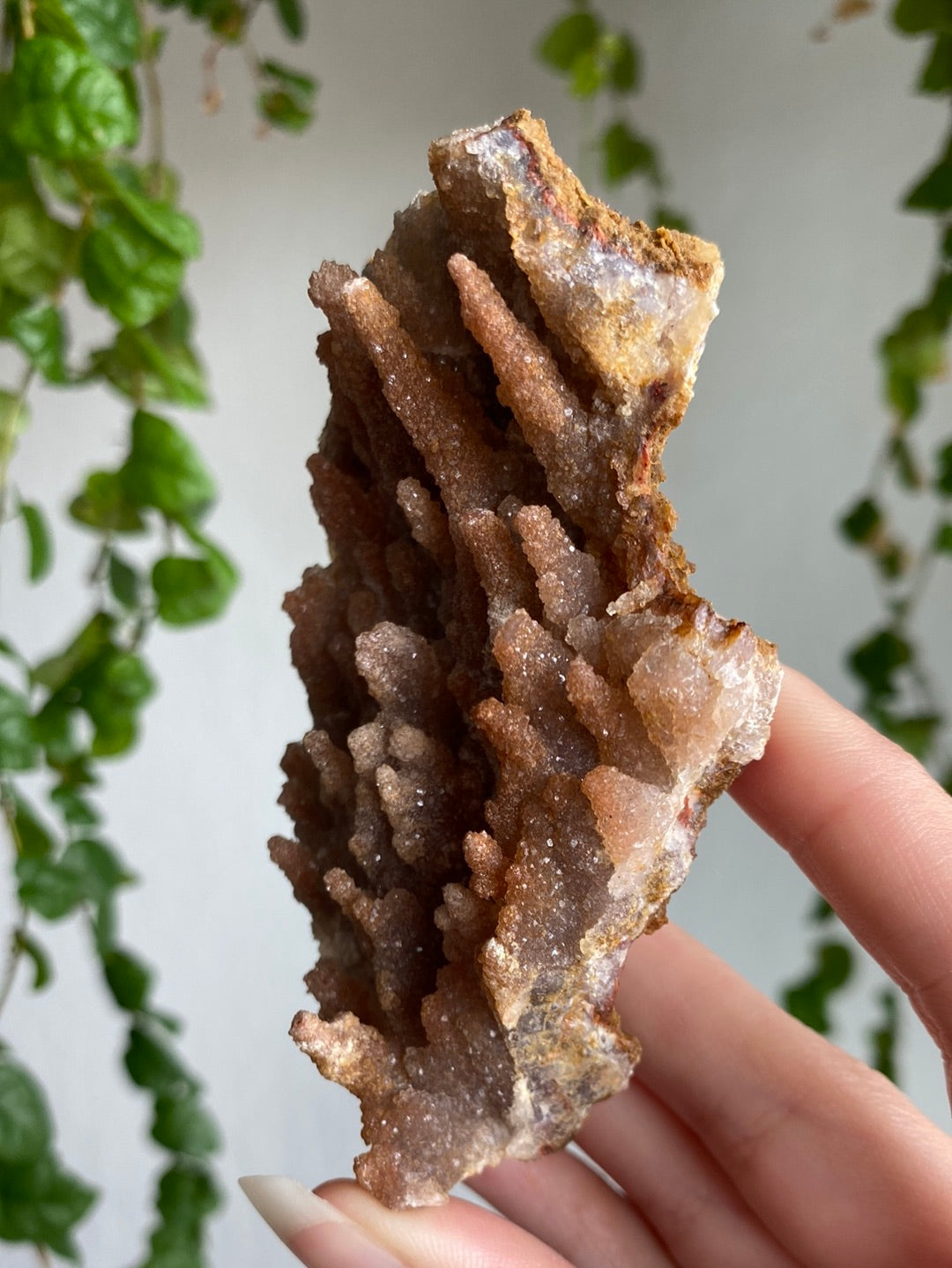 Unique Crystalized Pink Amethyst Specimen