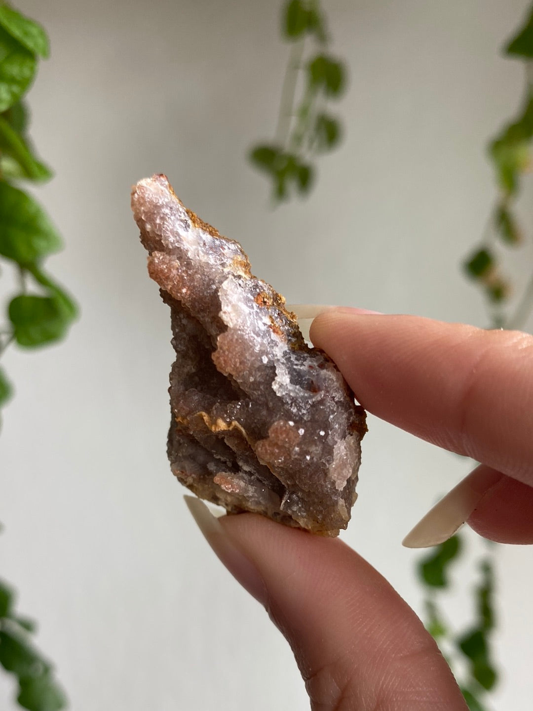 Mini Crystalized Pink Amethyst Specimen