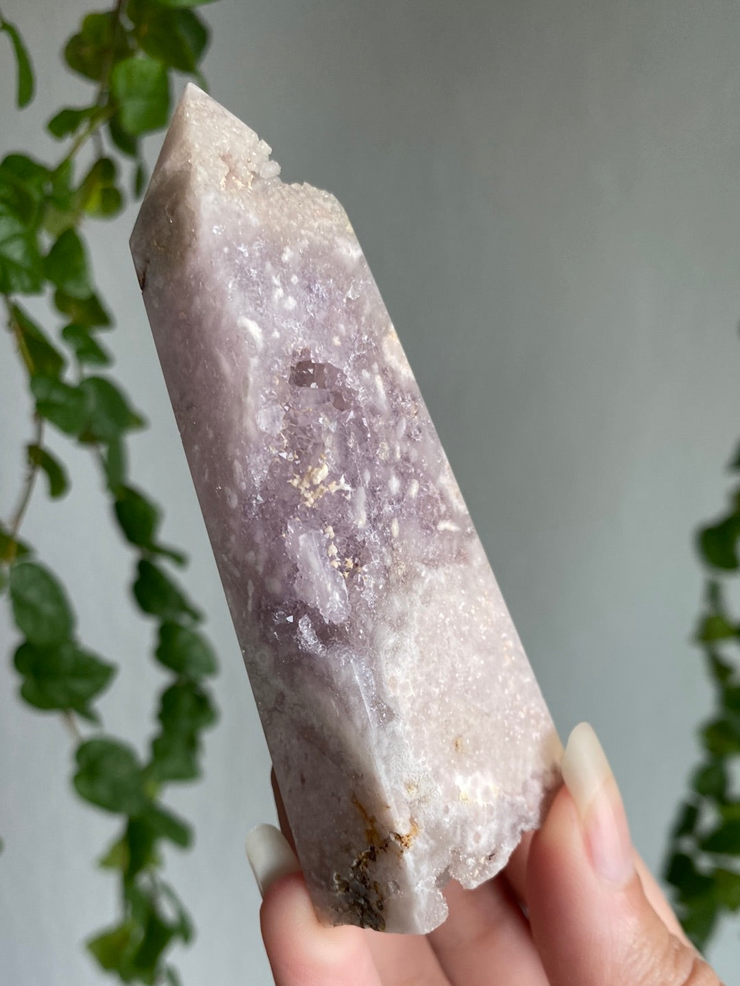 Druzy Amethyst & Pink Amethyst Tower