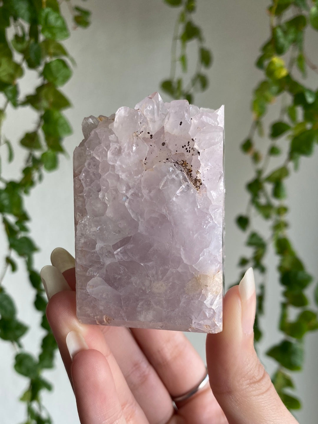 Druzy Pink Amethyst Freeform A