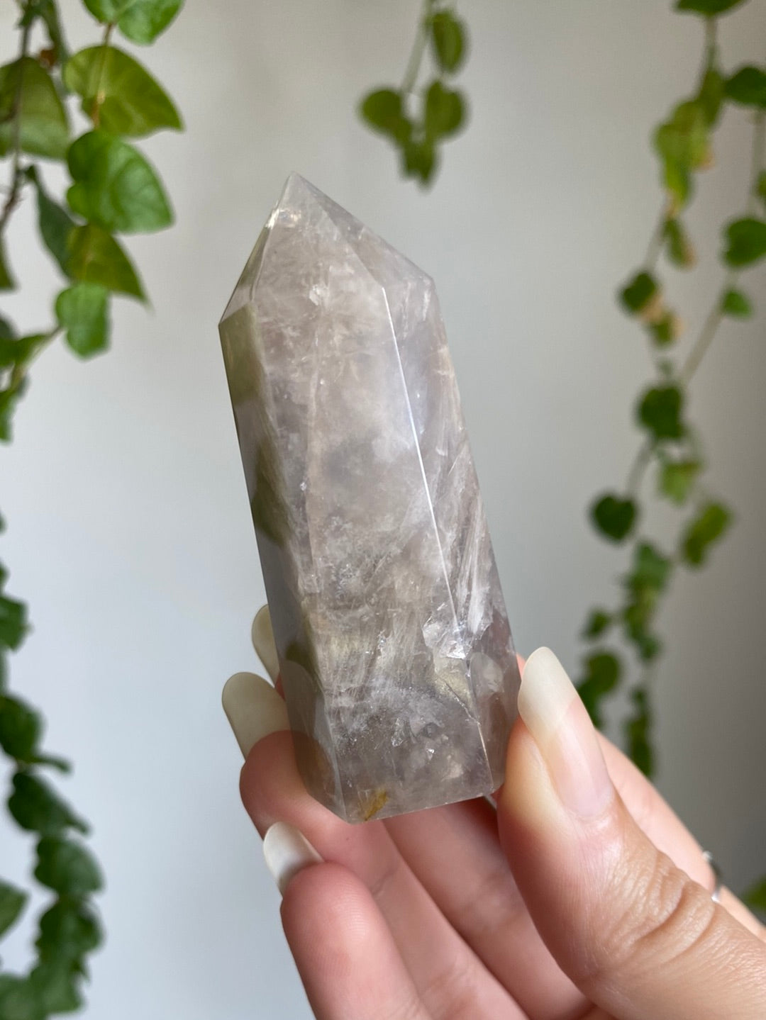 Blue Rose Quartz Tower