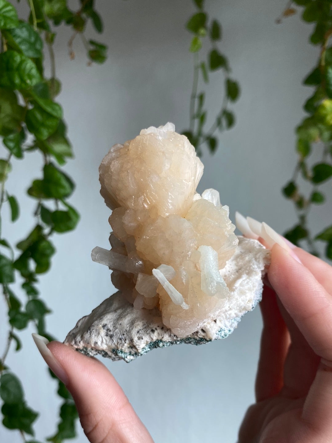 Unique Peach Stilbite Specimen