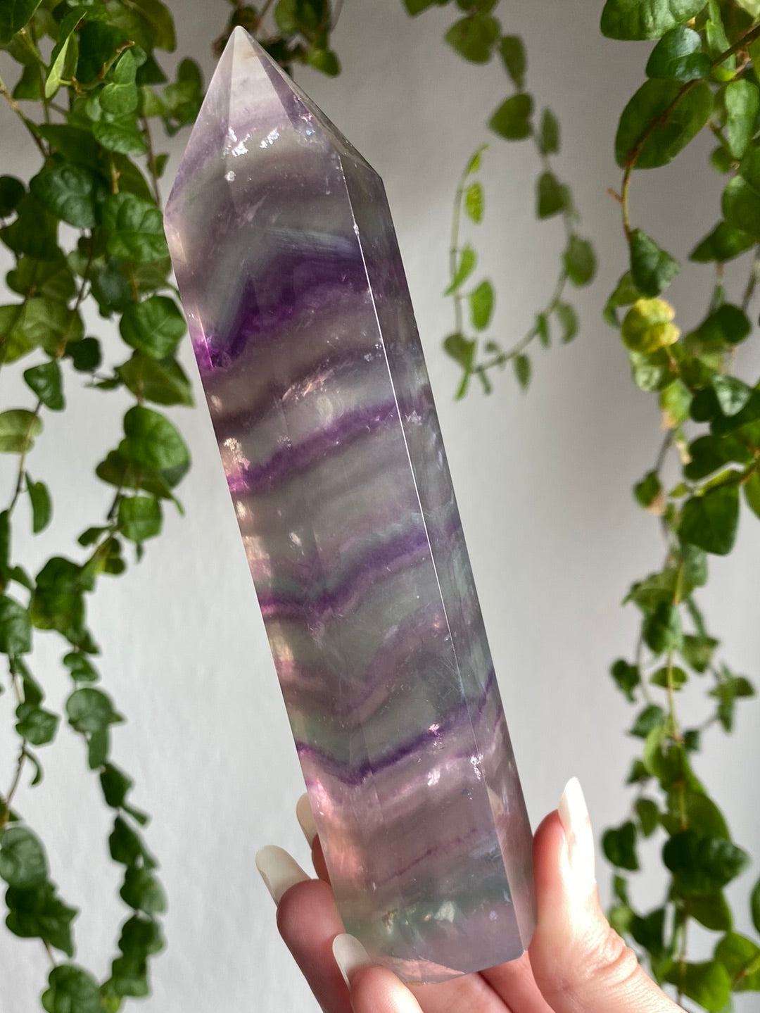 Large Banded Mica Fluorite Tower C