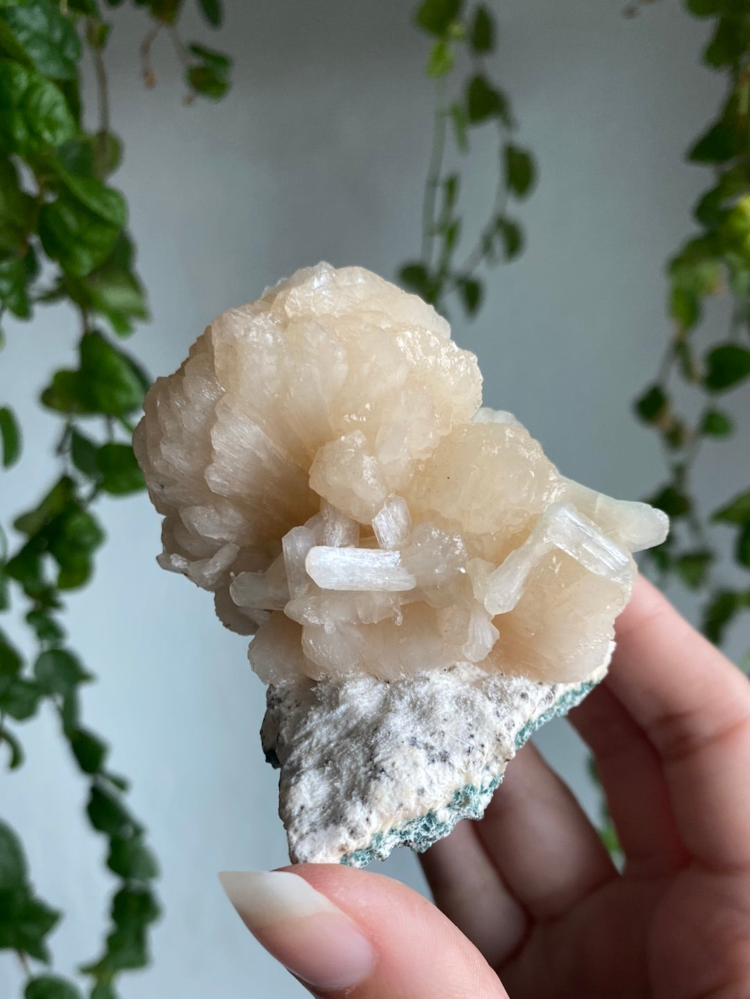 Unique Peach Stilbite Specimen