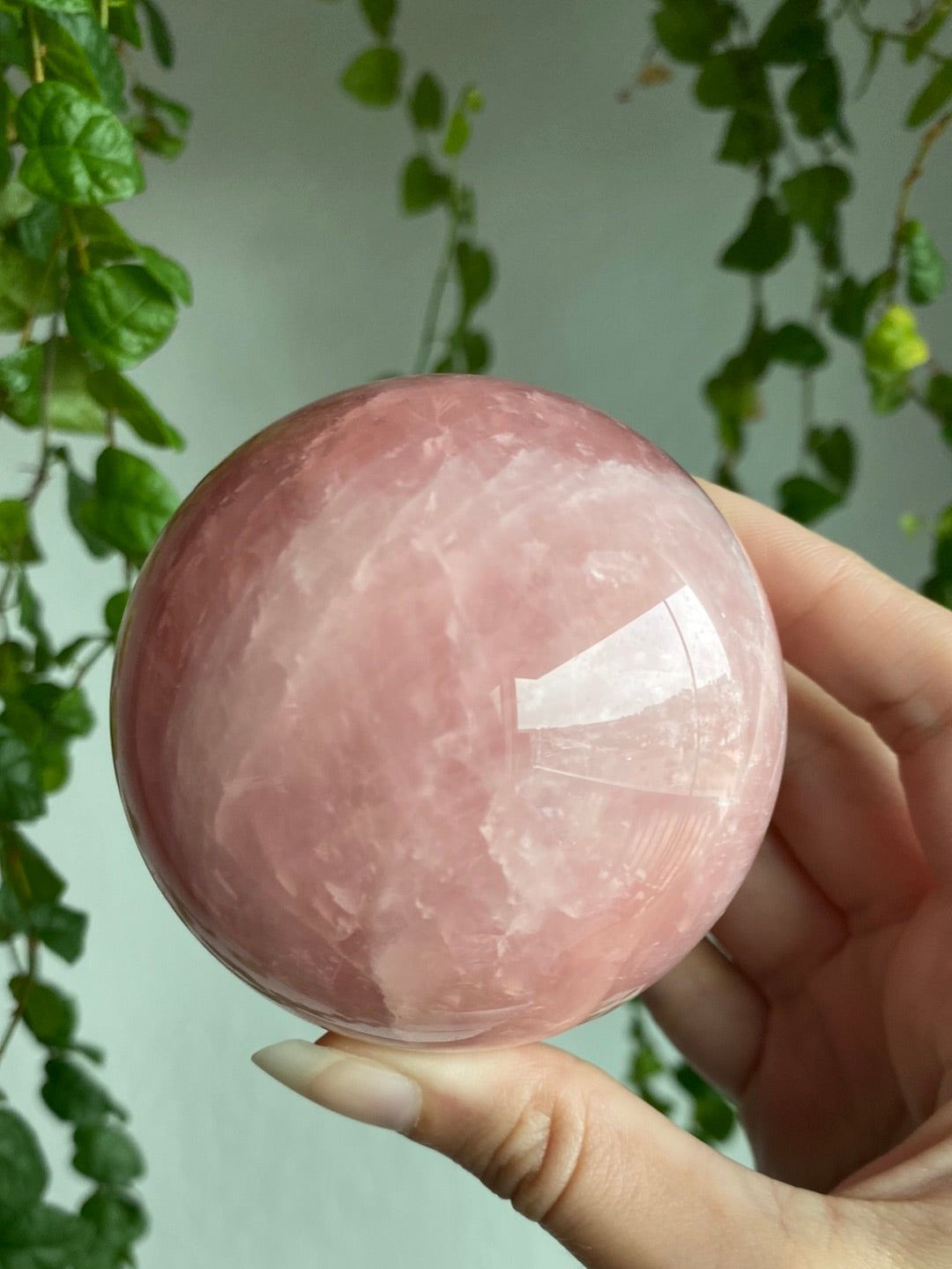 Large Rose Quartz Sphere