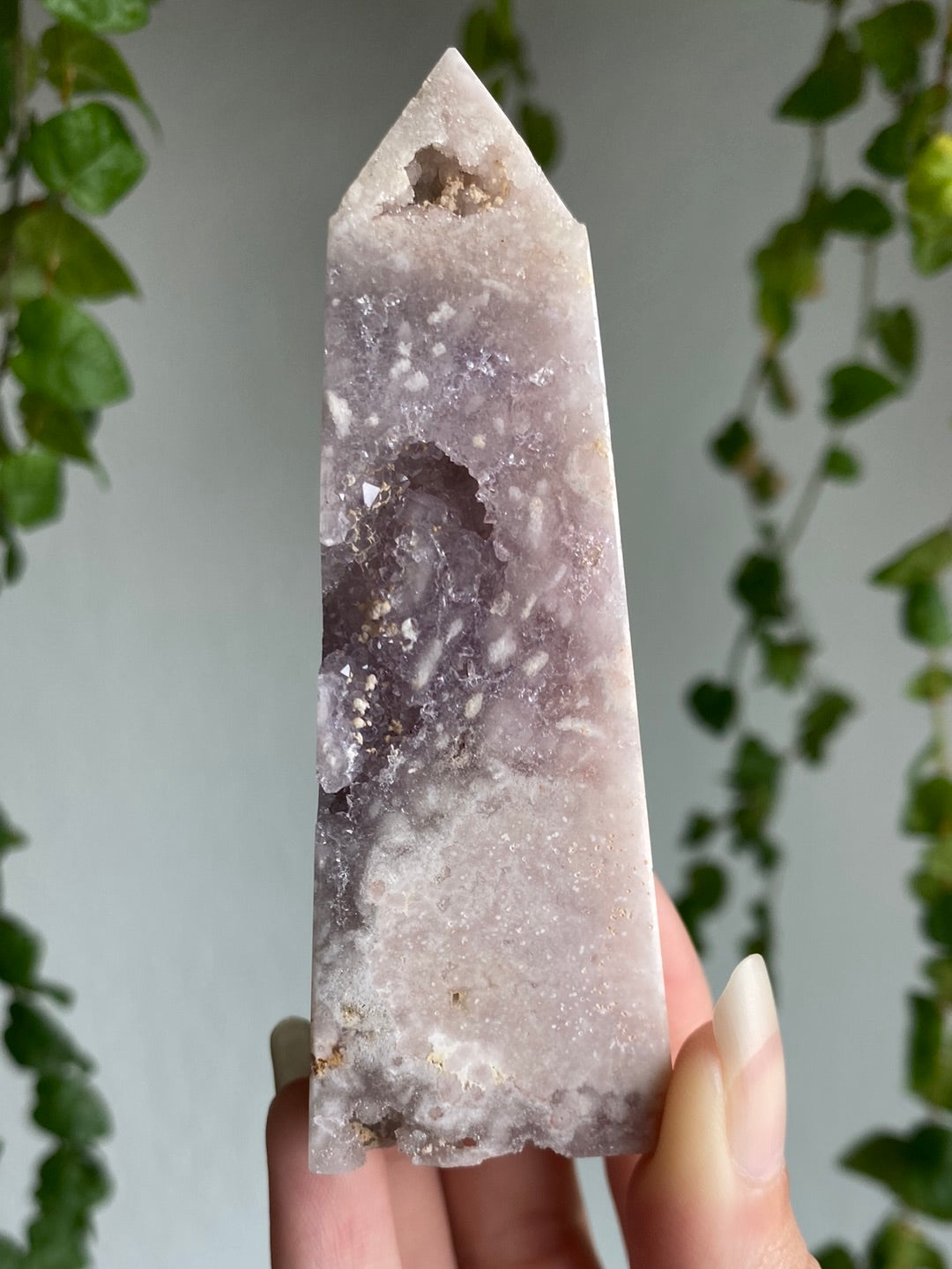 Druzy Amethyst & Pink Amethyst Tower