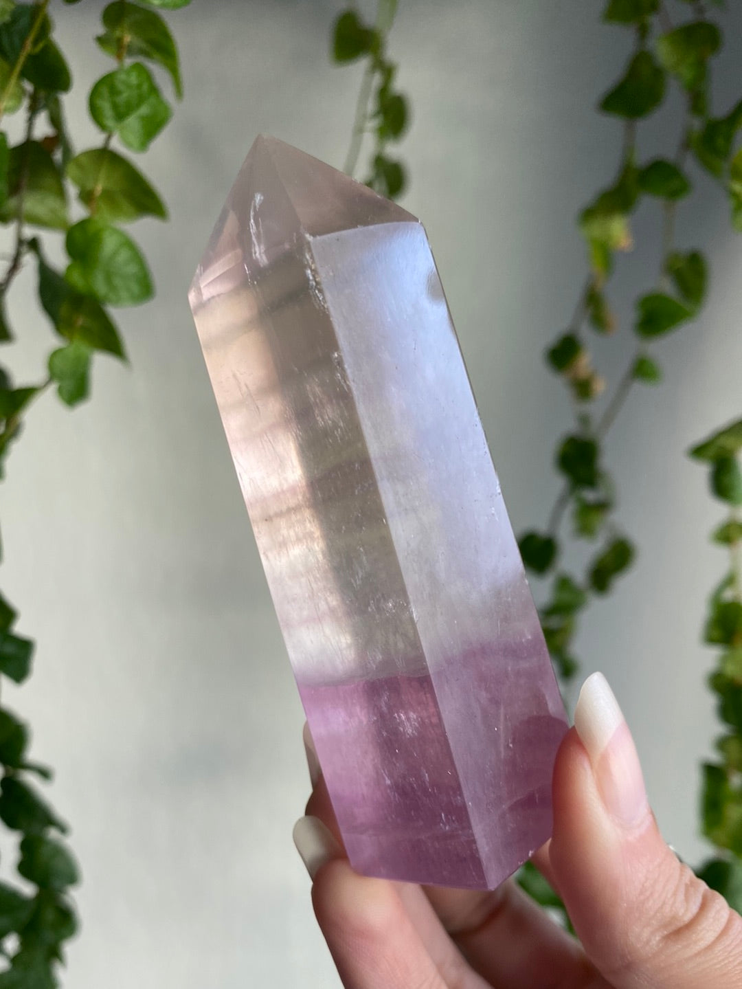Magenta Fluorite Tower With Mica