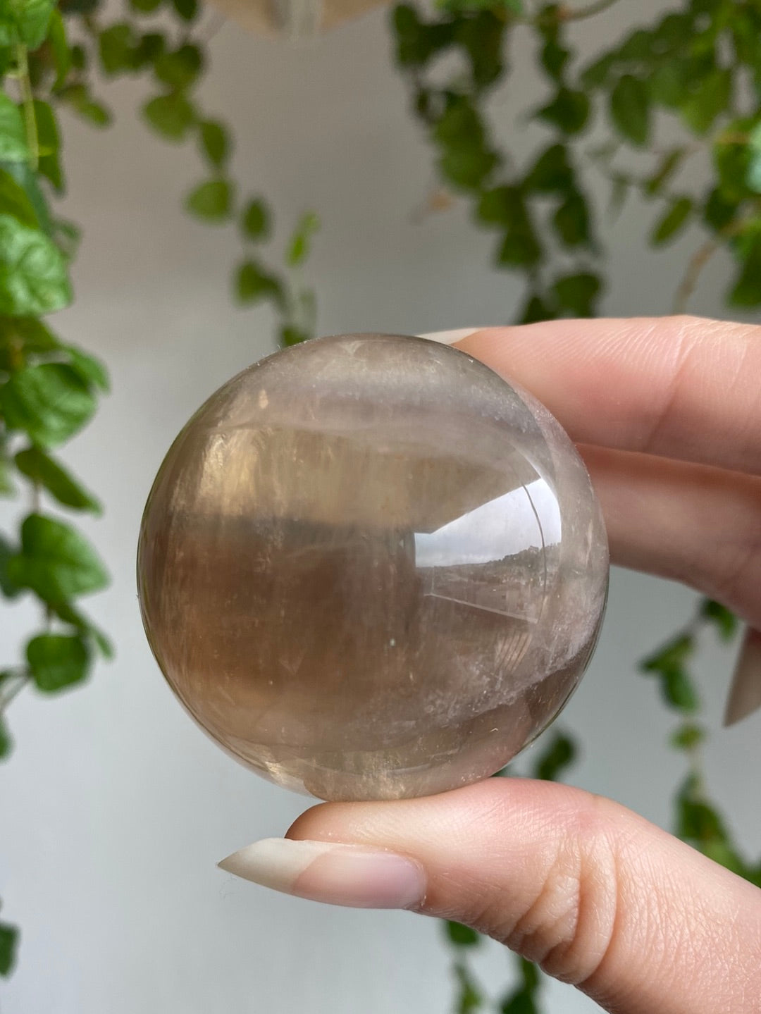 Yellow Candy Fluorite Sphere