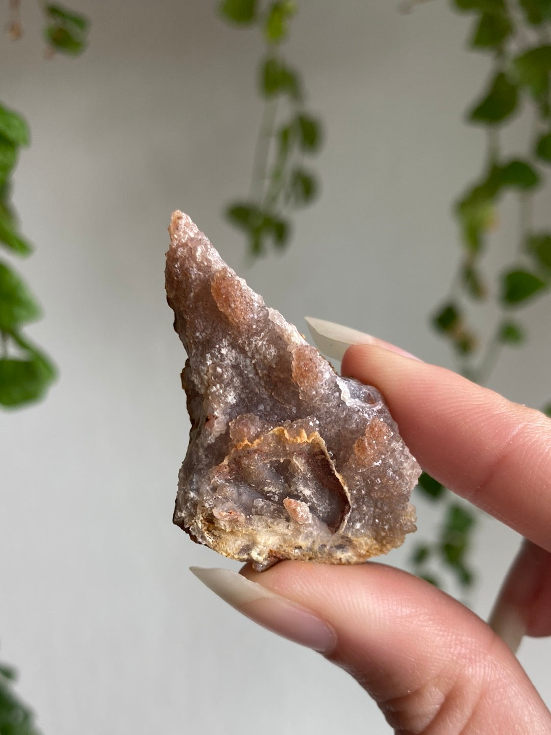 Mini Crystalized Pink Amethyst Specimen