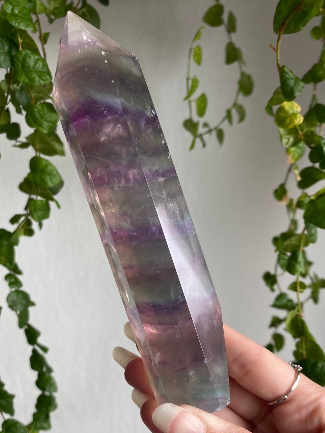 Large Banded Mica Fluorite Tower C