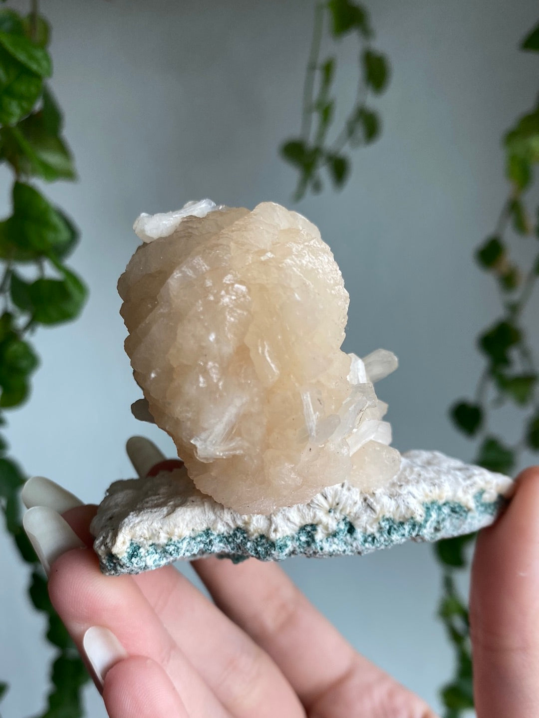 Unique Peach Stilbite Specimen
