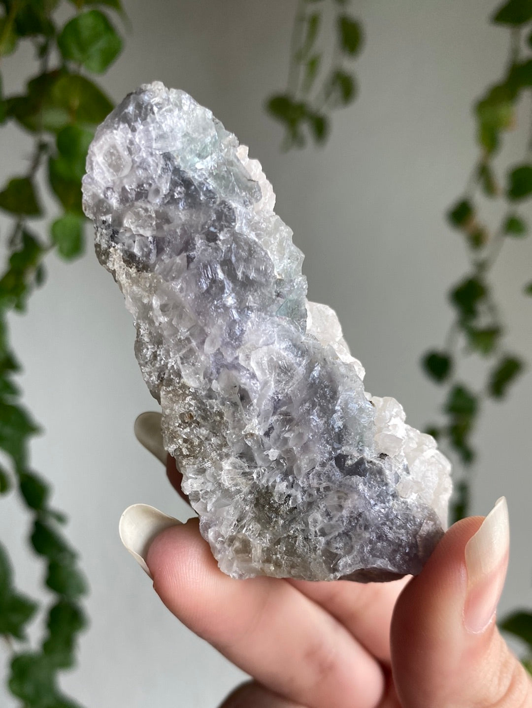 Calcite On Fluorite Specimen
