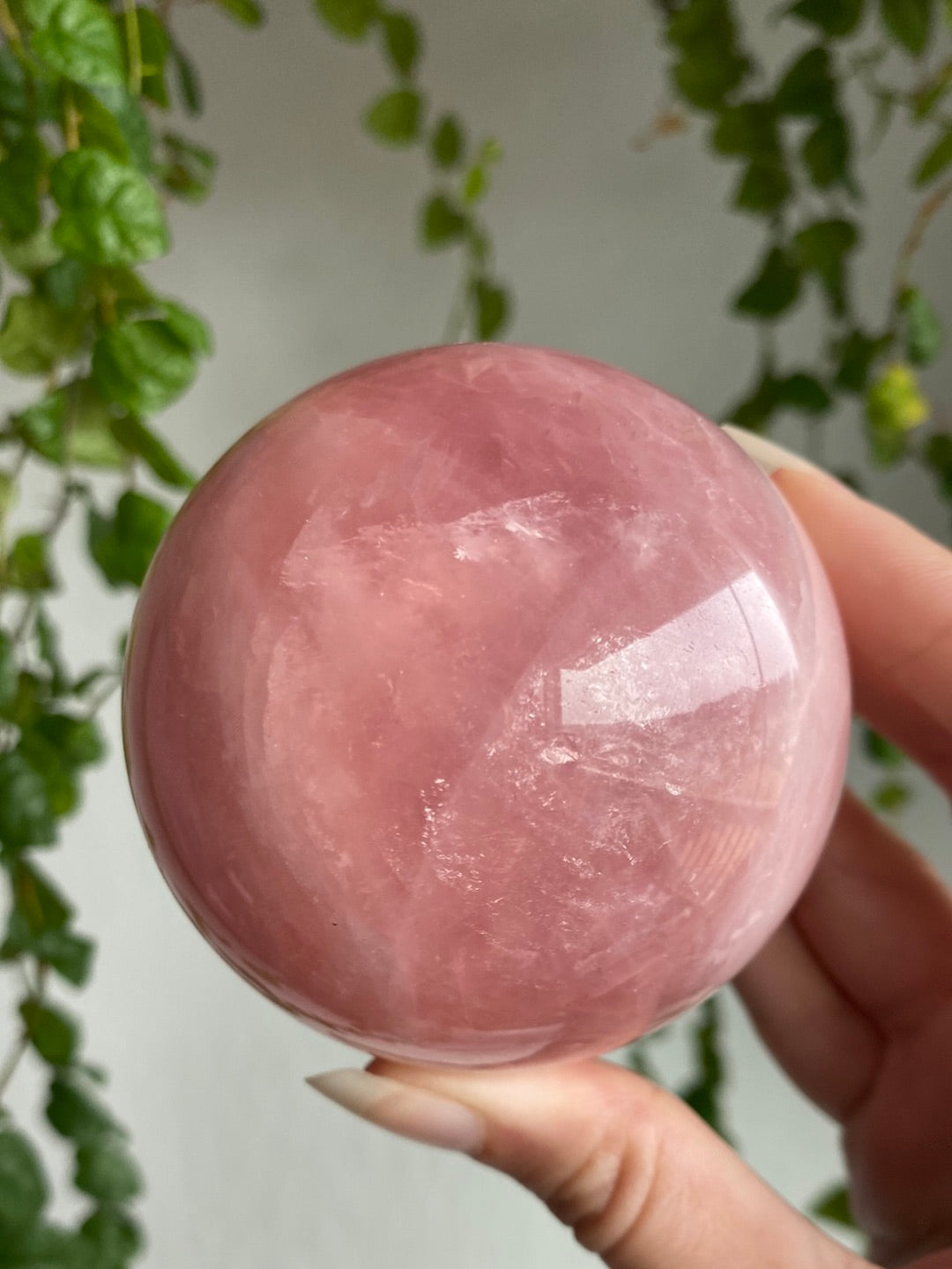 Large Rose Quartz Sphere
