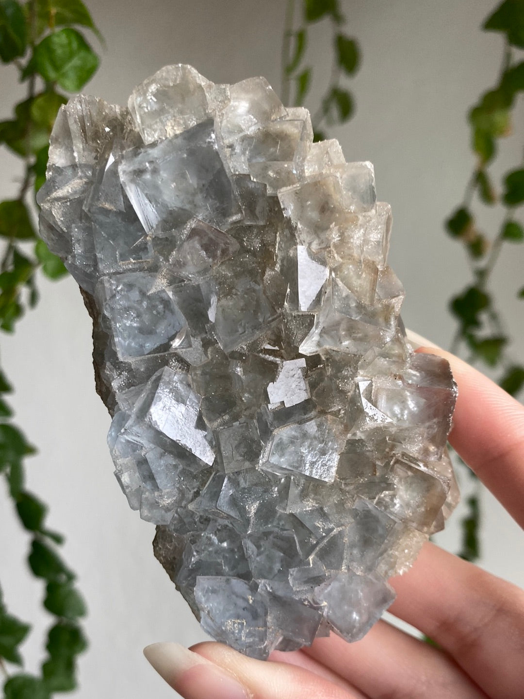 High Grade UV Reactive Calcite On Cubic Fluorite