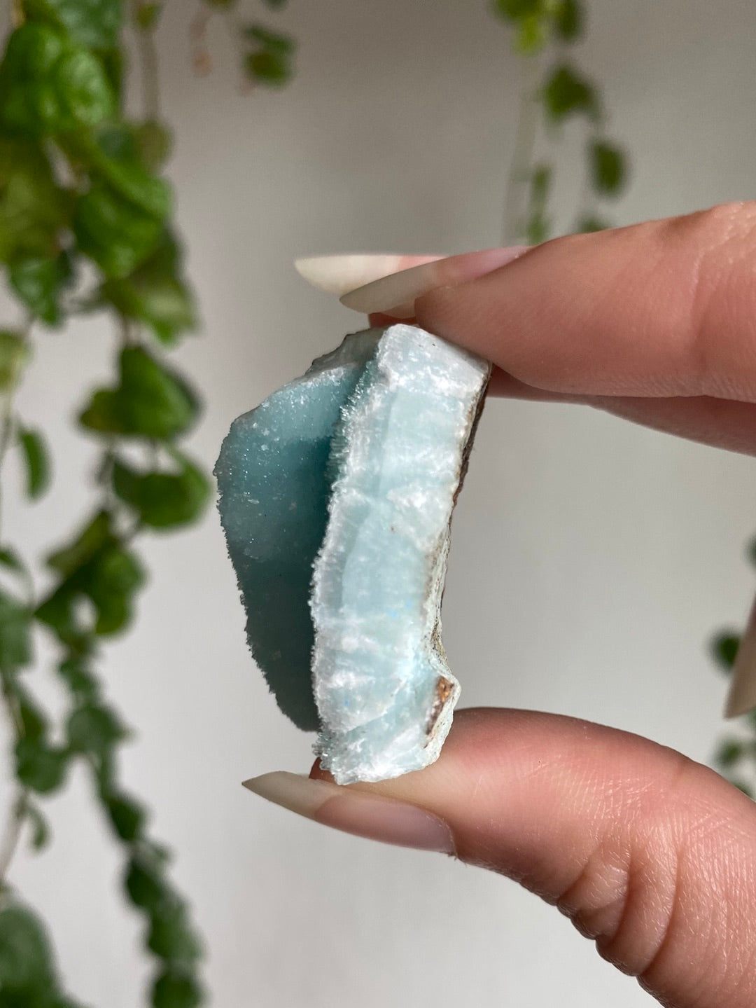 High End Blue Aragonite Specimen