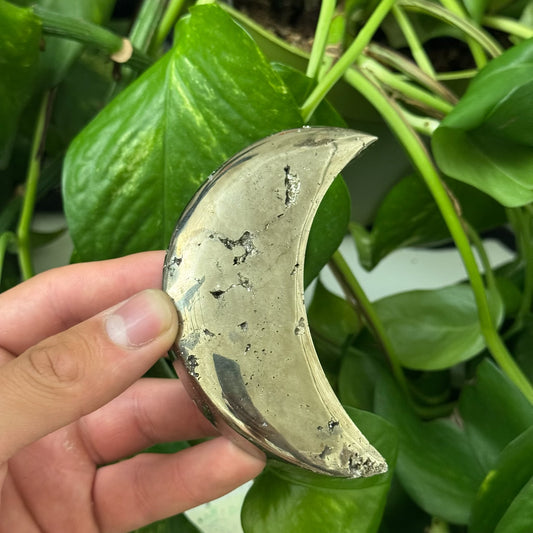 Peruvian Pyrite Crescent Moon A