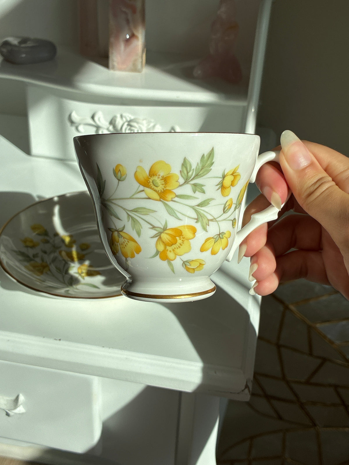 Yellow Jasmine Tea Set