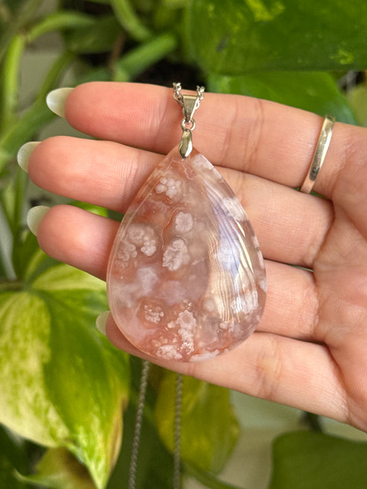 Flower Agate Necklace | You Pick
