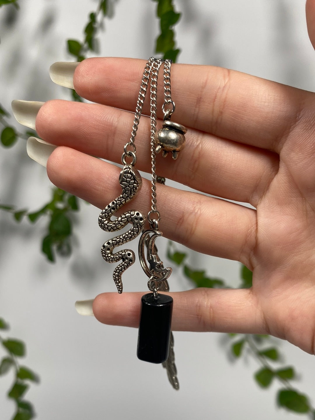 Obsidian Witchy Bookmark