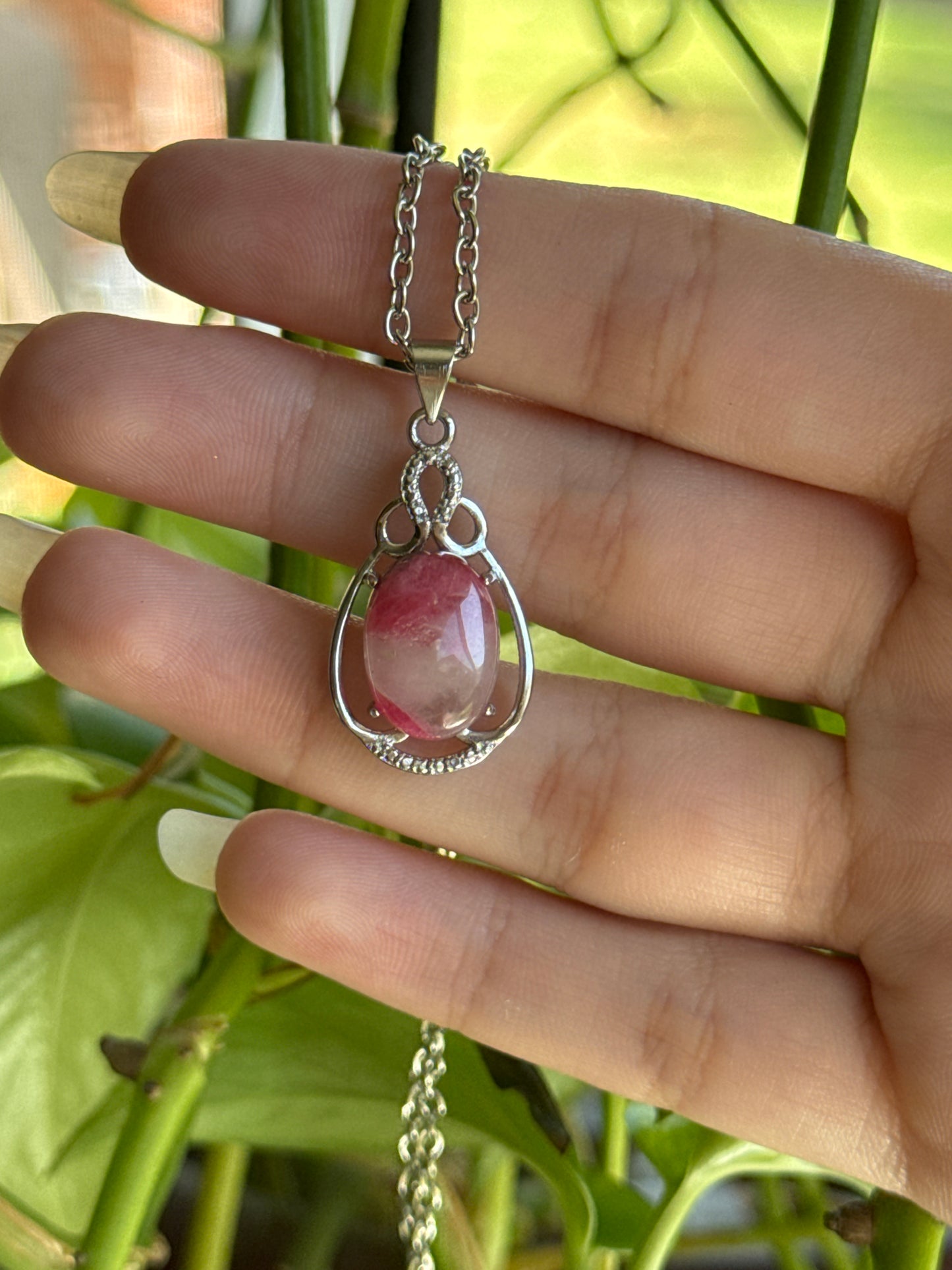 Sakura Rhodonite Necklace