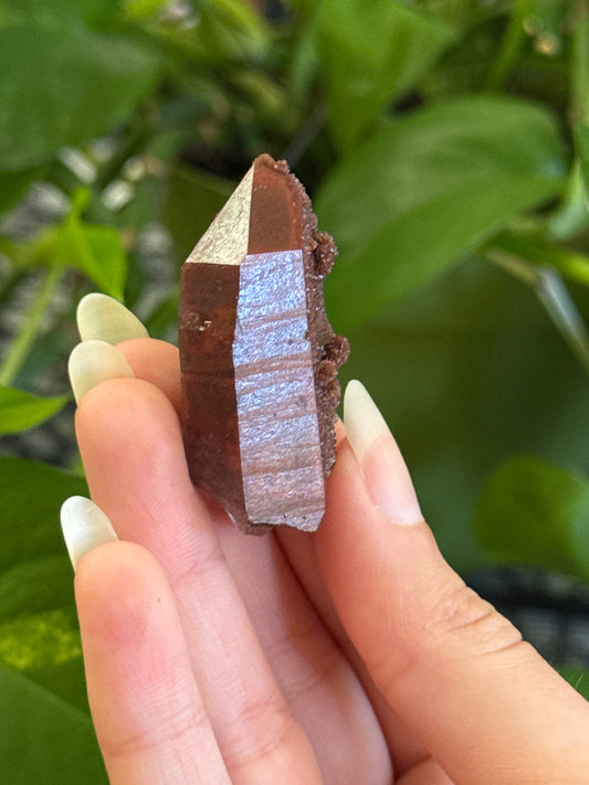 Sparkly Hematite Coated Quartz Specimen C