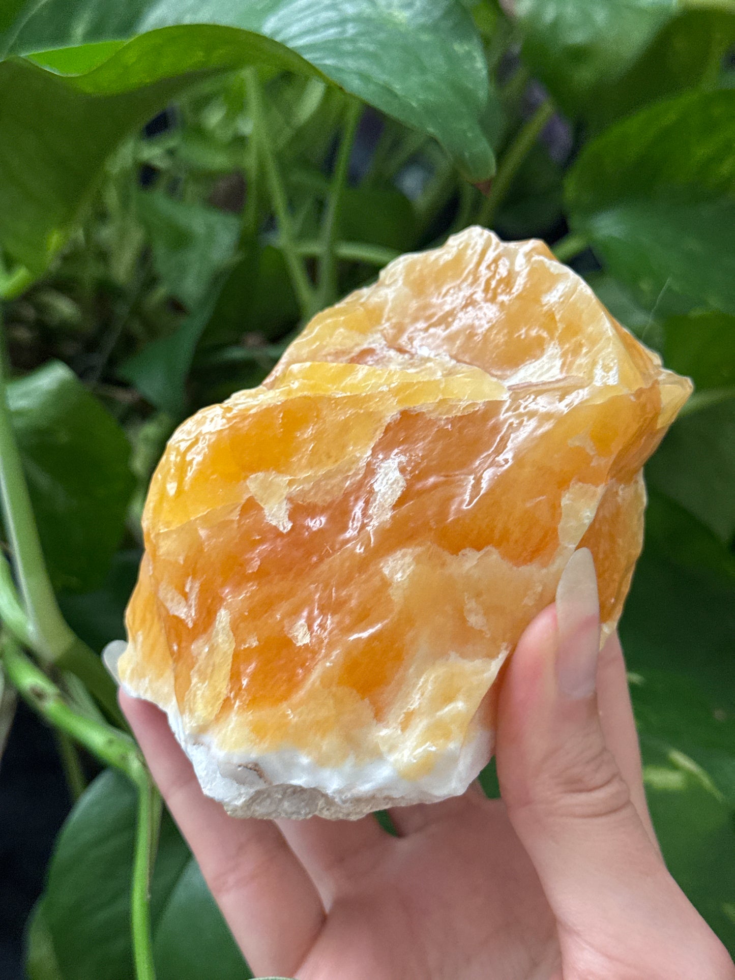 Large Orange Calcite Specimen