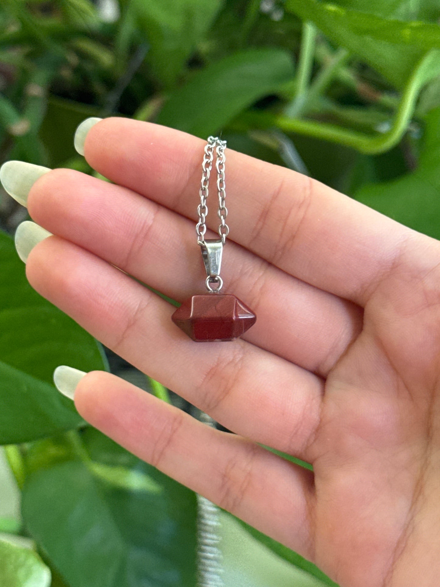 Red Jasper Dt Necklace