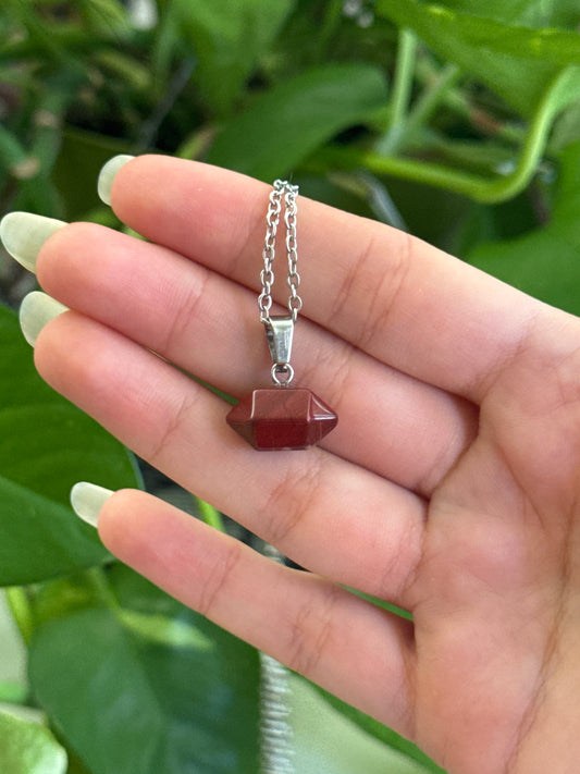 Red Jasper Dt Necklace