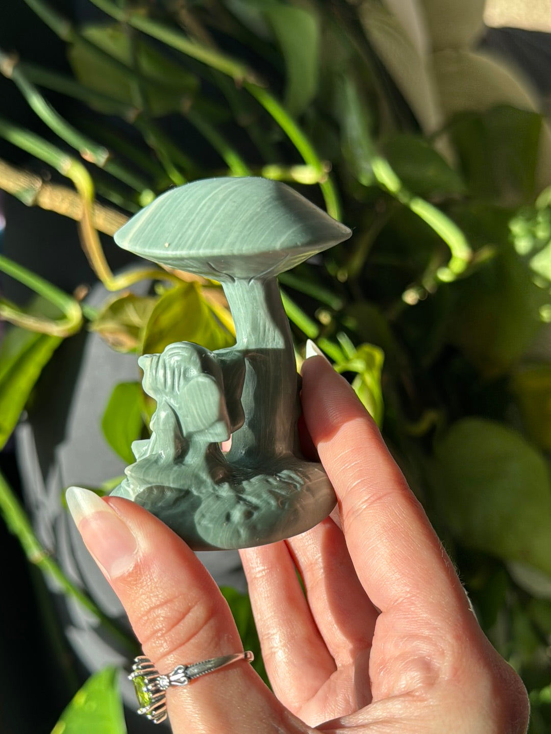 Tinkerbell Jade Mushroom